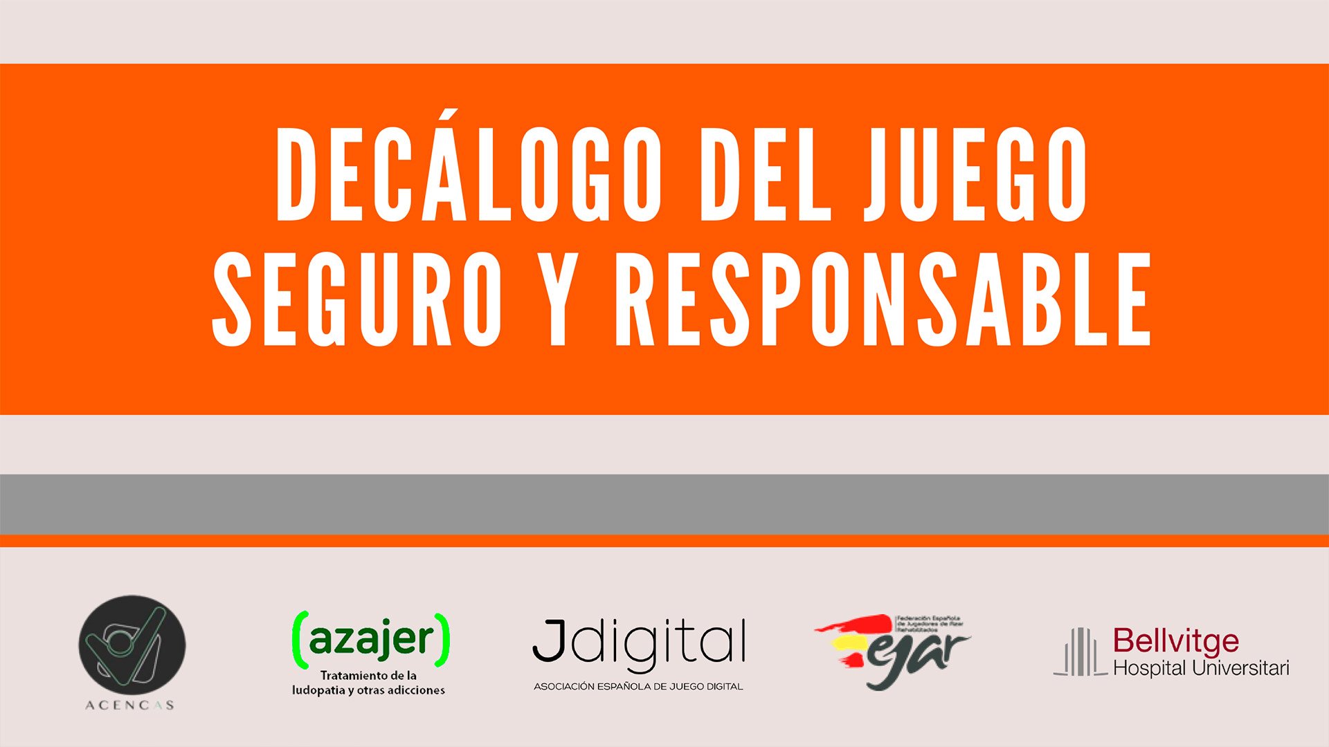 Jdigital y cuatro organizaciones del sector presentaron su Decálogo del Juego Seguro y Responsable
