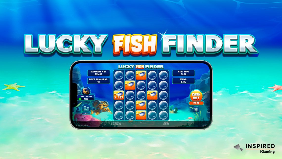 Inspired launches first minesweeper game Lucky Fish Finder, marking the debut of the Finder series