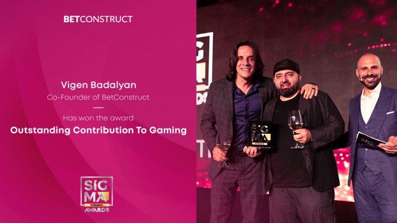 BetConstruct co-founder Vigen Badalyan gets Outstanding Contribution award at SiGMA Eurasia