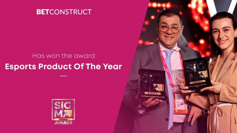 BetConstruct gana el premio al Producto Esport del Año en los SiGMA Eurasia Awards