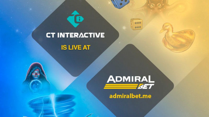 CT Interactive takes its content live with AdmiralBet Montenegro