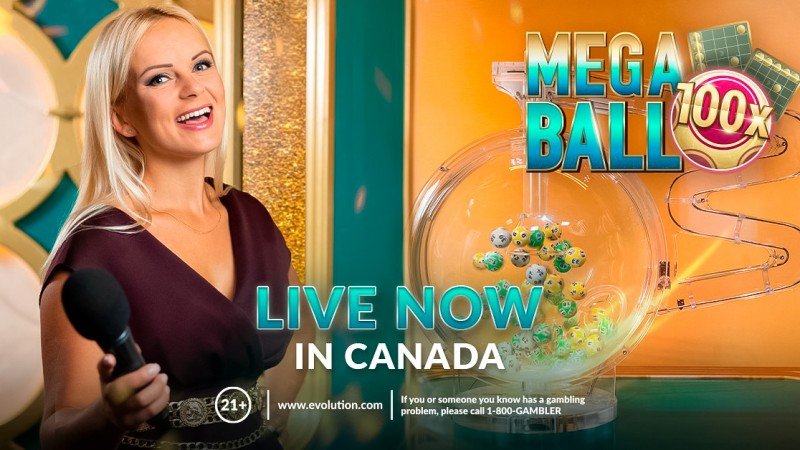Evolution launches Mega Ball in Canada in tandem with the BCLC