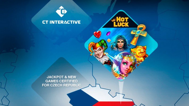 CT Interactive certificó 10 juegos y su Hot Luck Jackpot en la República Checa