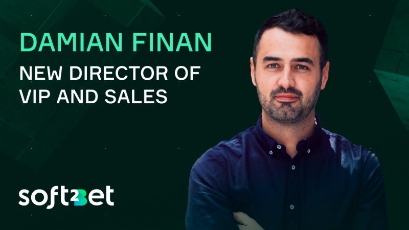 Soft2Bet nombra a Damian Finan como nuevo director VIP y de ventas 