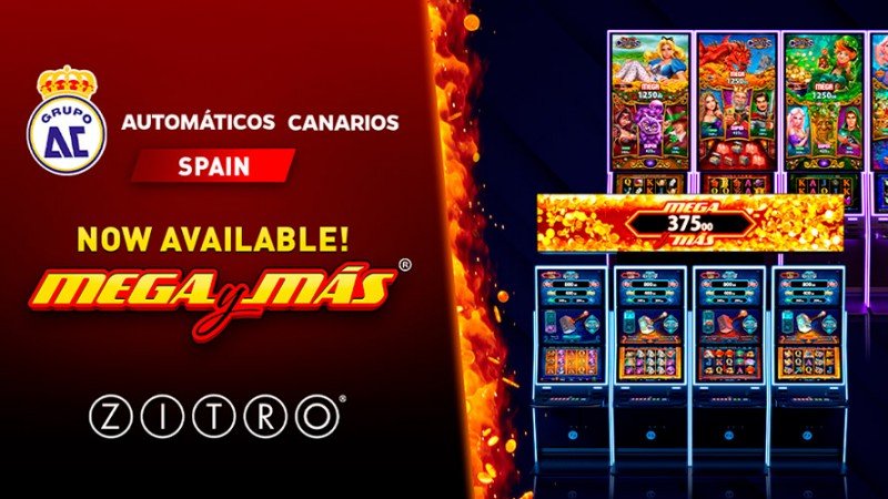 Zitro brings its MEGA y MÁS system to the gaming halls of Automáticos Canarios