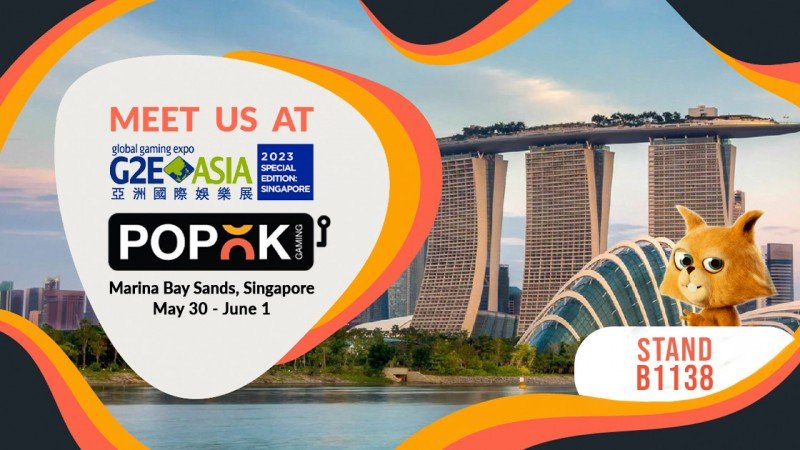 PopOK Gaming set to exhibit its latest gaming solutions at G2E Asia 2023