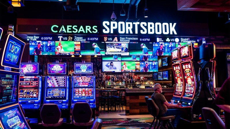Kansas Crossing Casino opens new Caesars Sportsbook and sports bar