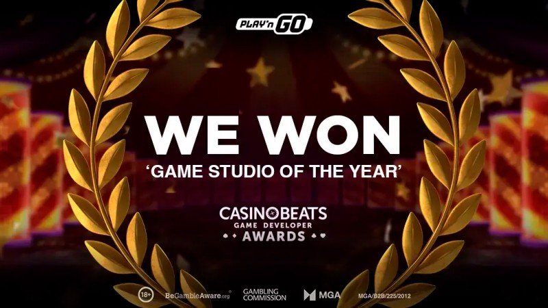 Play’n GO wins Game Studio of the Year at CasinoBeats Game Developer Awards