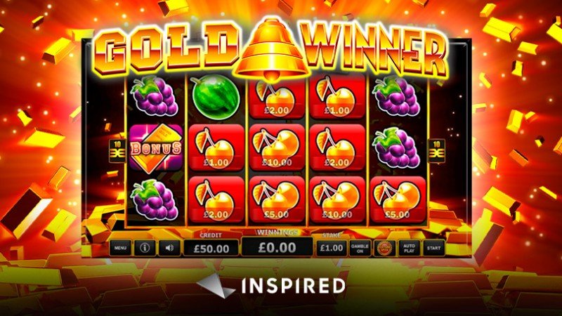 Inspired launches new slot game Gold Winner in the UK