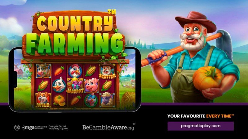 Pragmatic Play launches new 5×3 reels online slot Country Farming 