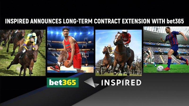 Inspired extends long-term contract with bet365 as its virtual sports provider