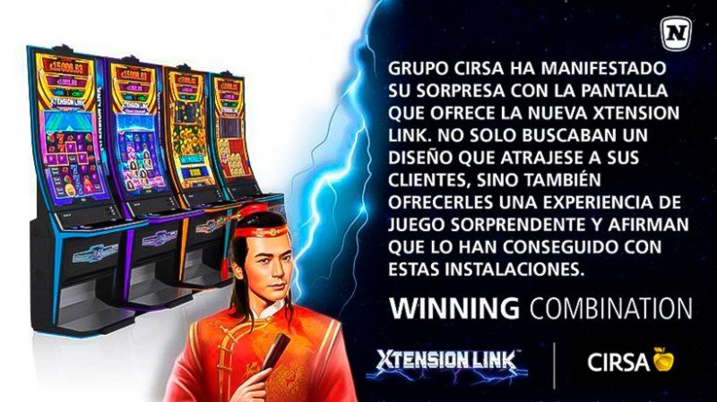 Novomatic Spain desplegó su nuevo modelo Xtension Link en los casinos de Marbella y Las Palmas del Grupo Cirsa