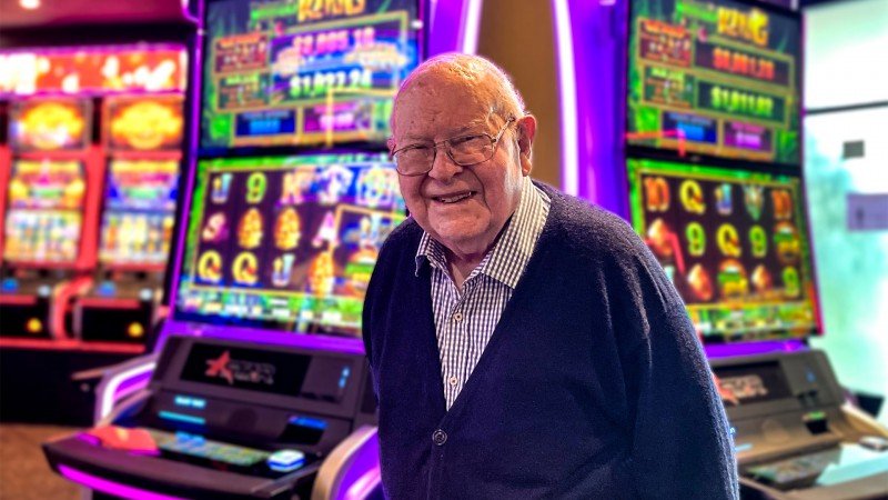 Gaming industry pioneer and Ainsworth Game Technology founder Len Ainsworth celebrates 100th birthday
