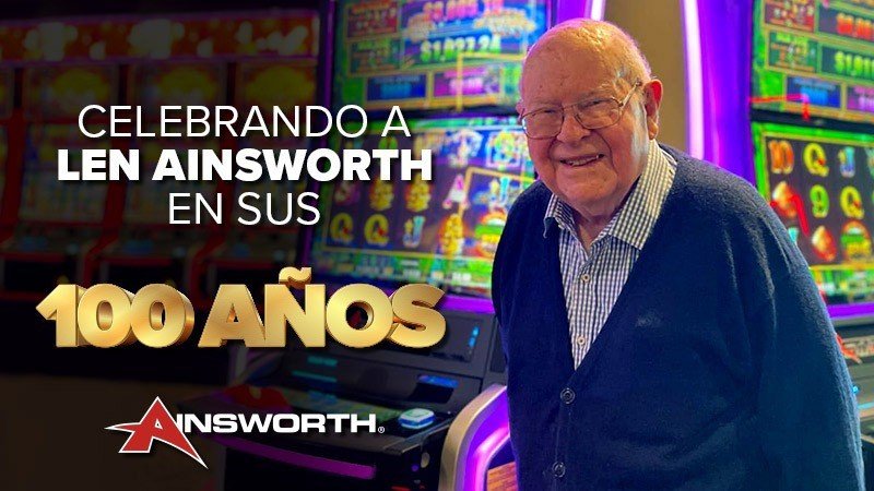 Len Ainsworth, pionero en la industria del juego y fundador de Ainsworth Game Technology, cumple 100 años