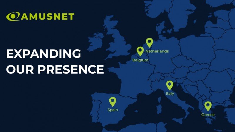 Amusnet eyes European expansion with regional offices in Belgium and the Netherlands, Italy, Spain and Greece