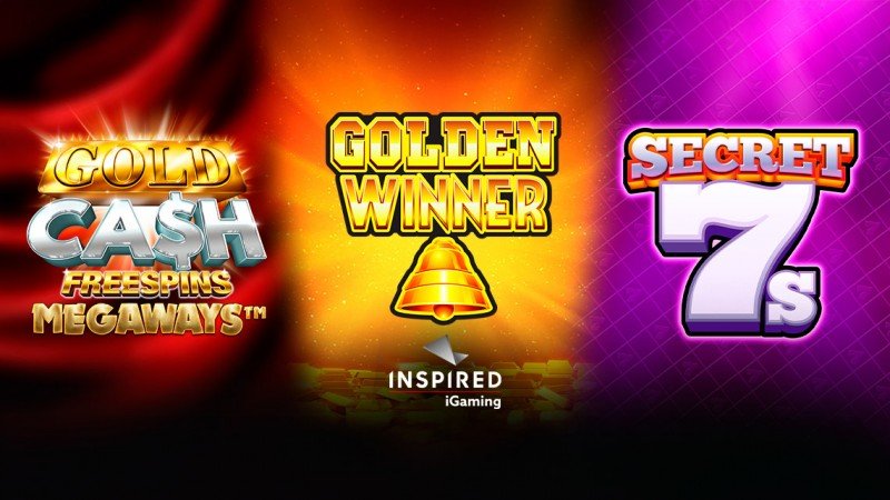 Inspired lanzó Gold Cash Free Spins Megaways, Golden Winner y Secret 7s, sus nuevas tres slots online y para móvil 