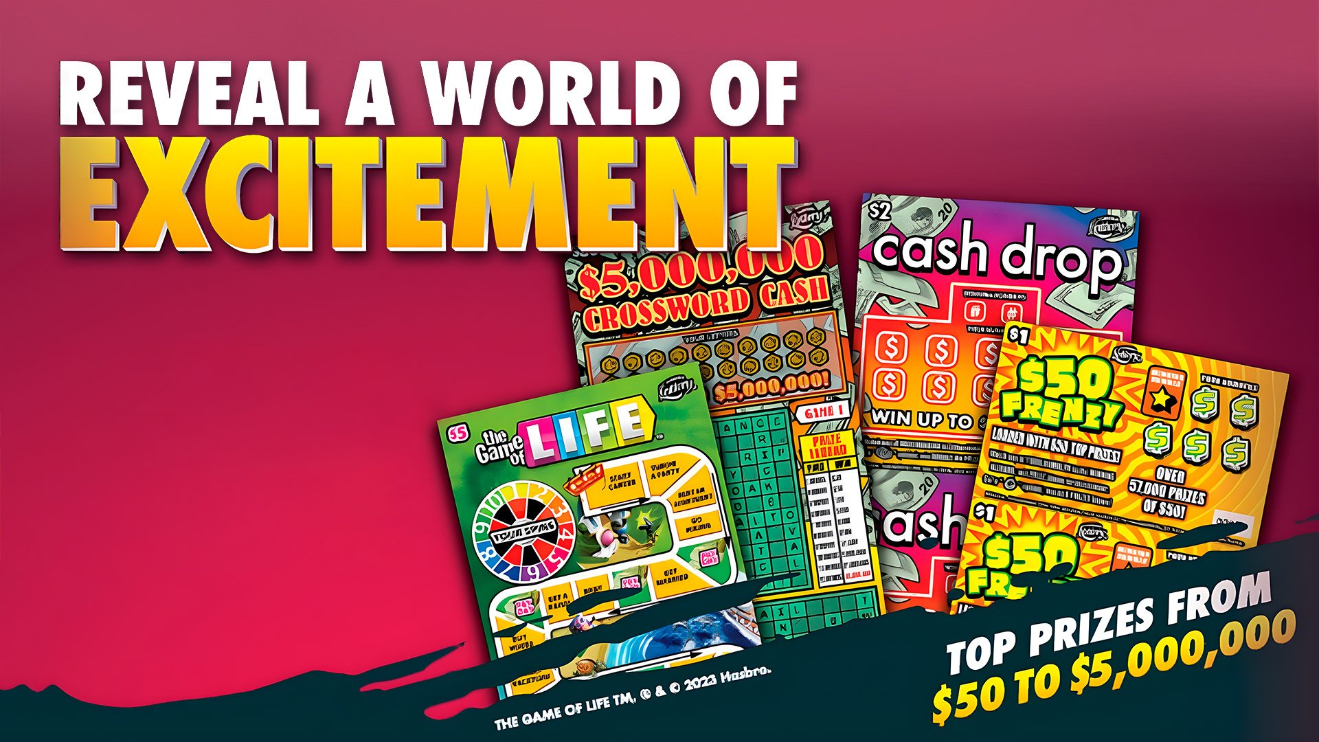 Florida Lottery introduces four new scratch off games featuring $345M