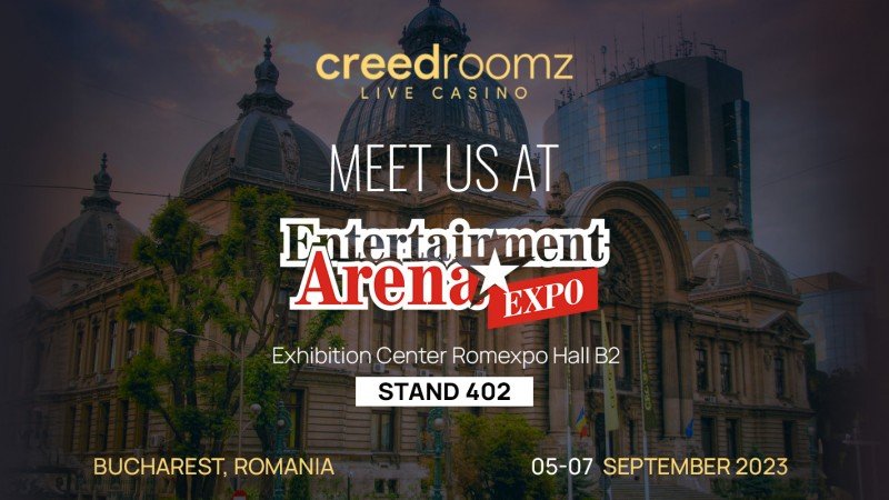 CreedRoomz mostrará sus soluciones de Live Casino en Entertainment Arena Expo 2023