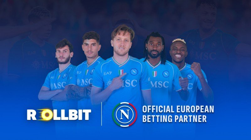SSC Napoli inks two-year sponsorship deal with crypto casino Rollbit 