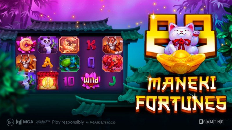 BGaming presenta Maneki 88 Fortunes, una nueva slot online inspirada en un simbólico gato del Lejano Oriente