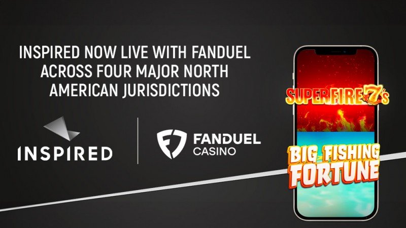 Inspired expands partnership with Fanduel to launch iGaming content in four North American jurisdictions