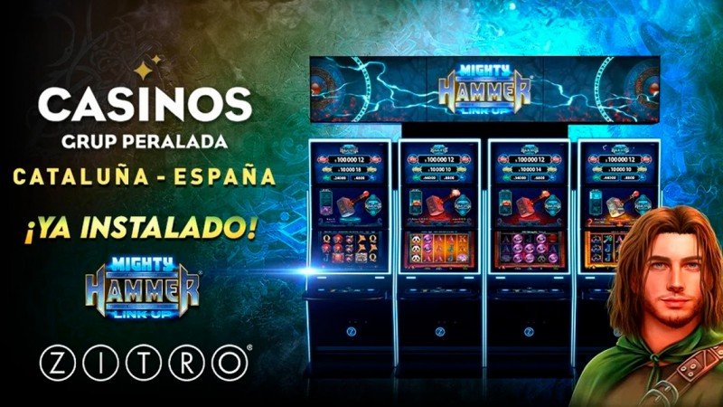 Zitro lleva su multijuego Mighty Hammer a los casinos Barcelona y Tarragona tras sellar un acuerdo con Grup Peralada