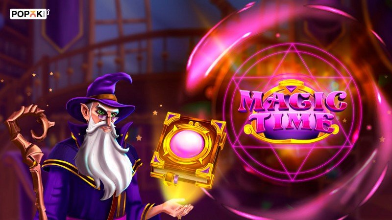 PopOK Gaming presenta su nueva slot online Magic Time con temática de magia y aventura