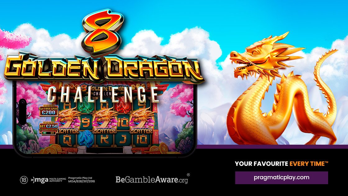 Pragmatic Play releases new Asian-inspired, mythology-themed slot 8 Golden Dragon Challenge