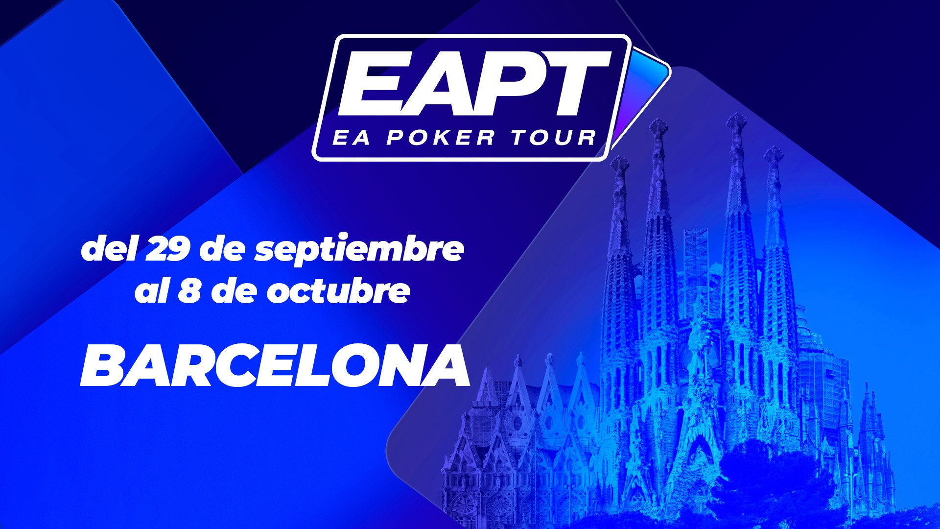 El Casino Barcelona será la sede de EA Poker Tour, festival con una bolsa de premios global que supera los USD 515.000