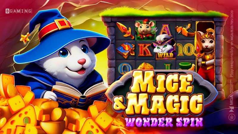 BGaming lanzó la slot de fantasía Mice & Magic Wonder Spin con la función Wild Frames