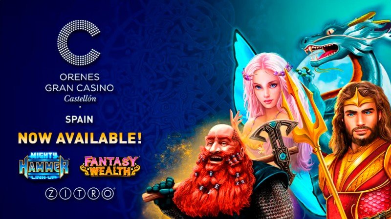 Zitro installs its Mighty Hammer and Fantasy Wealth multi-game at Orenes Gran Casino Castellón
