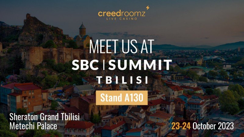 CreedRoomz aterriza en Georgia para mostrar sus productos de Live Casino en SBC Summit Tbilisi