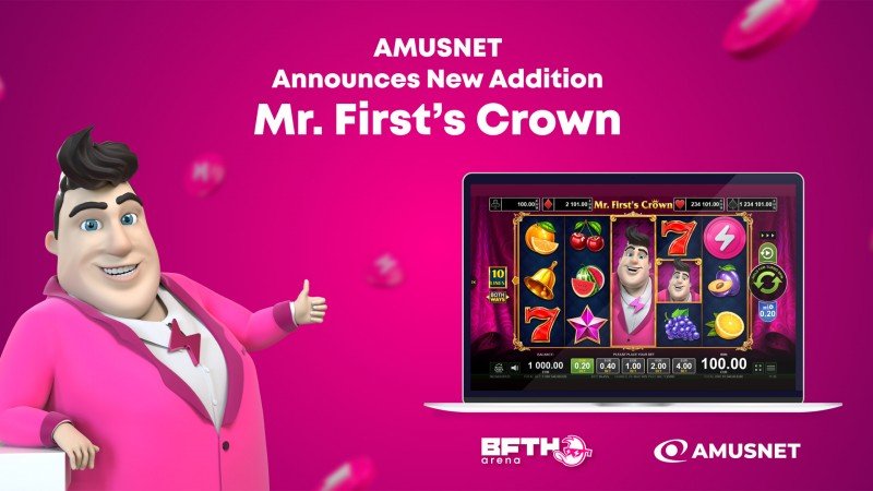 Amusnet anunció Mr. First's Crown, juego con el que participará en los B.F.T.H. Arena Best FTN Game Awards de BetConstruct
