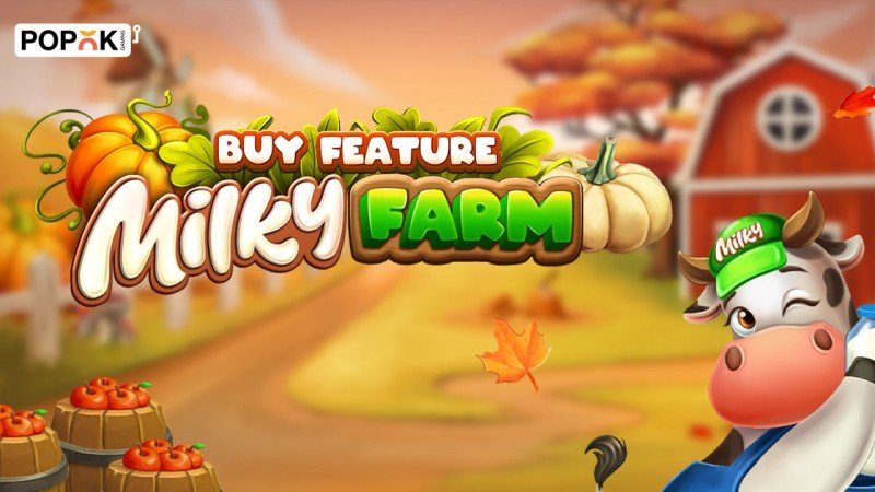 PopOk Gaming presenta su tragamonedas Milky Farm Buy Feature con nueva mecánica