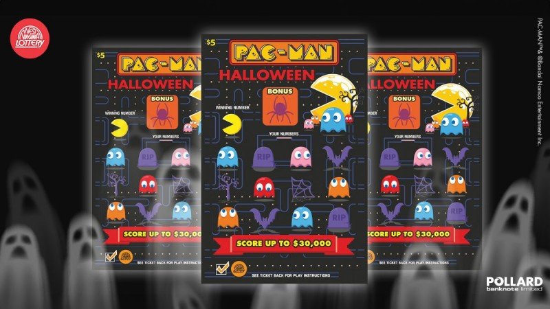 West Virginia Lottery launches Halloween-themed PAC-MAN scratch-off game