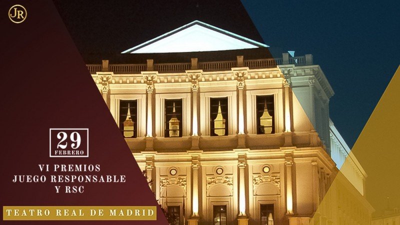 España: Los VI Premios al Juego Responsable y RSC galardonarán a 10 categorías en el Teatro Real de Madrid