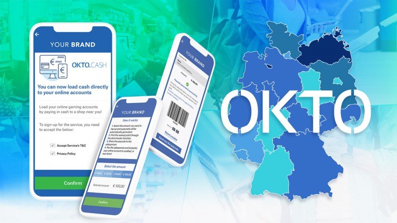 Autorizan el método de pago cash-to-digital de OKTO para el mercado de iGaming alemán 