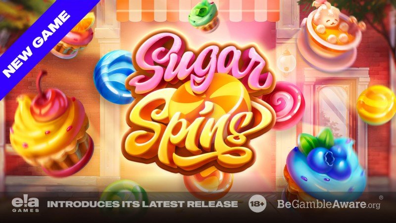 ELA Games unveils candy-themed Sugar Spins, its 20th title and the first to feature cascading reels