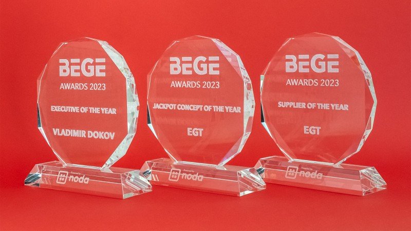 EGT recibió los premios a Proveedor, Concepto de Jackpot y Ejecutivo del Año en los BEGE Awards 2023