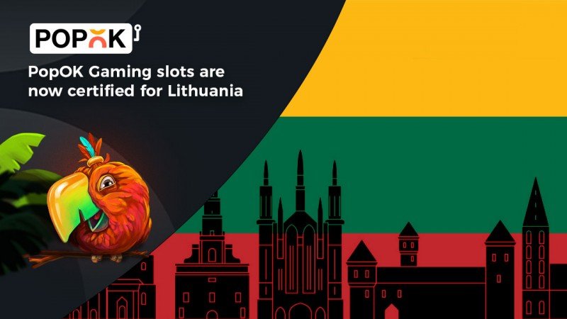 PopOK Gaming logra la certificación de 18 de sus tragamonedas en Lituania