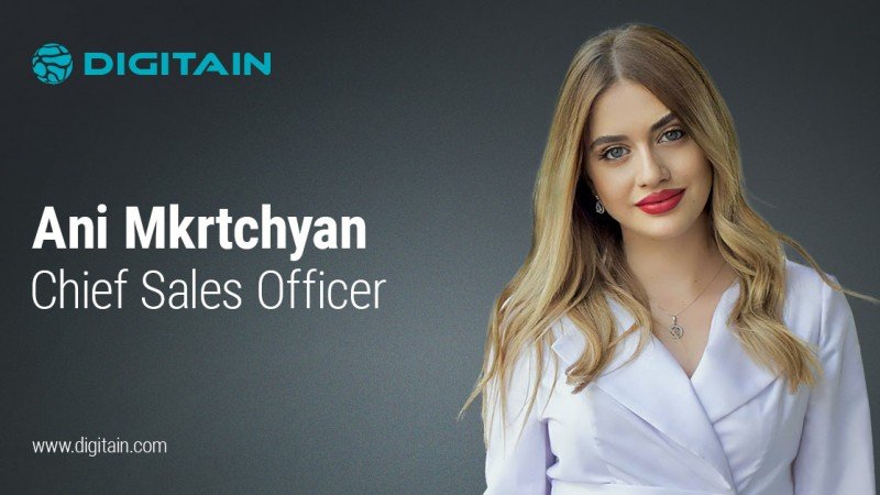Digitain promueve a Ani Mkrtchyan como nueva directora de Ventas del grupo empresarial