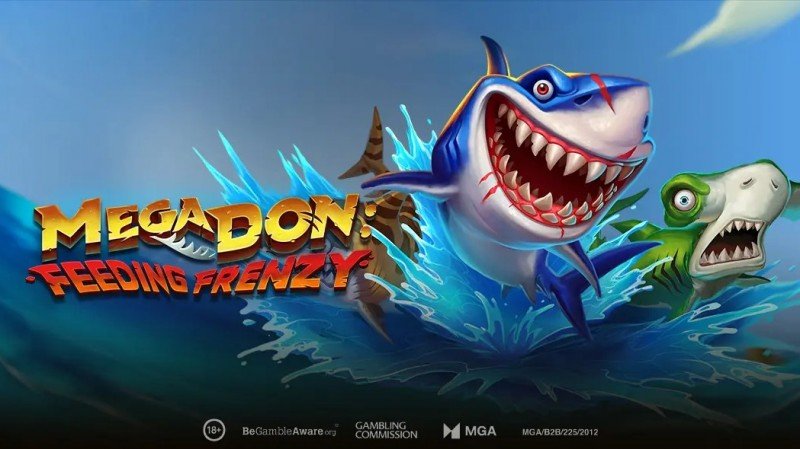 Play’n GO announces the release of the shark-themed title Mega Don Feeding Frenzy, a sequel to its 2022 slot