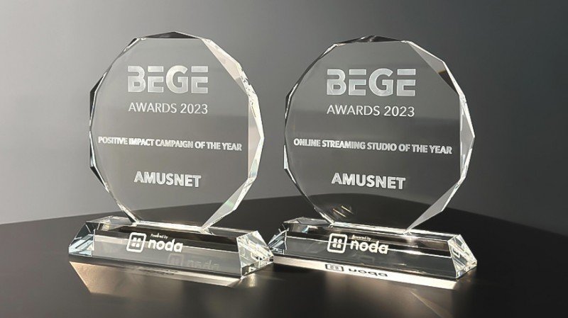 Amusnet takes home two awards at the BEGE Awards 2023 in Bulgaria