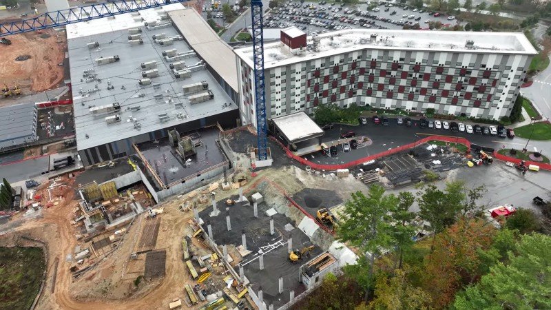 North Carolina: Harrah’s Cherokee Valley River Casino & Hotel expansion nears completion