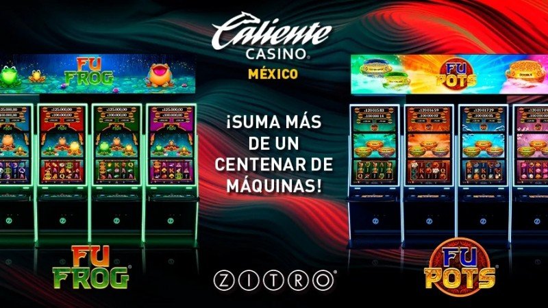 México: Zitro suma más de un centenar de máquinas con sus títulos Fu Frog y Fu Pots a los casinos del Grupo Caliente