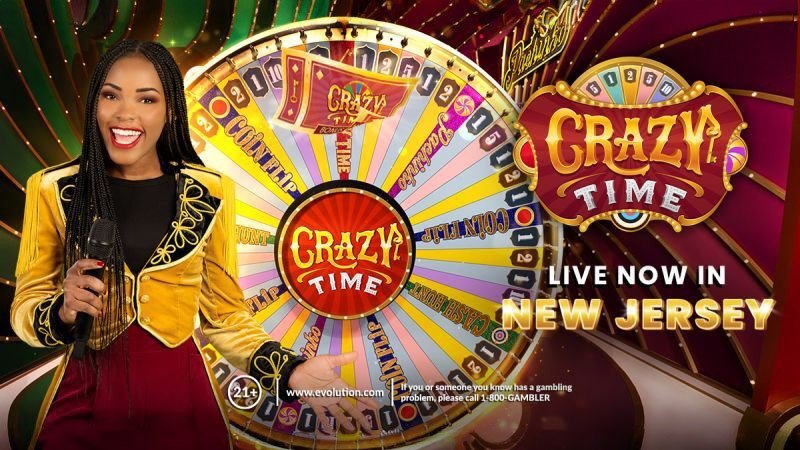 Evolution's popular live game show Crazy Time hits US shores with launch in New Jersey 