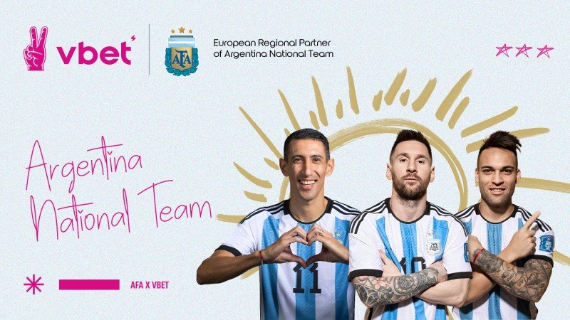 VBET se convierte en socio regional de la Selección Argentina de Fútbol en Europa