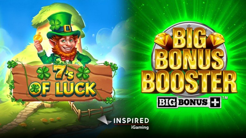 Inspired announces two new online slots titled 7's Of Luck and Big Bonus Booster set to release in January