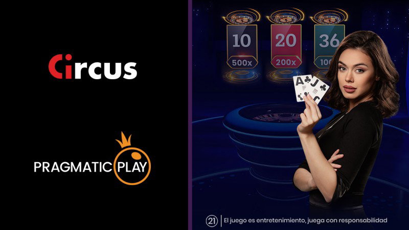Pragmatic Play lanza sus contenidos de Live Casino en la plataforma Circus tras ampliar su alianza con Gaming1 