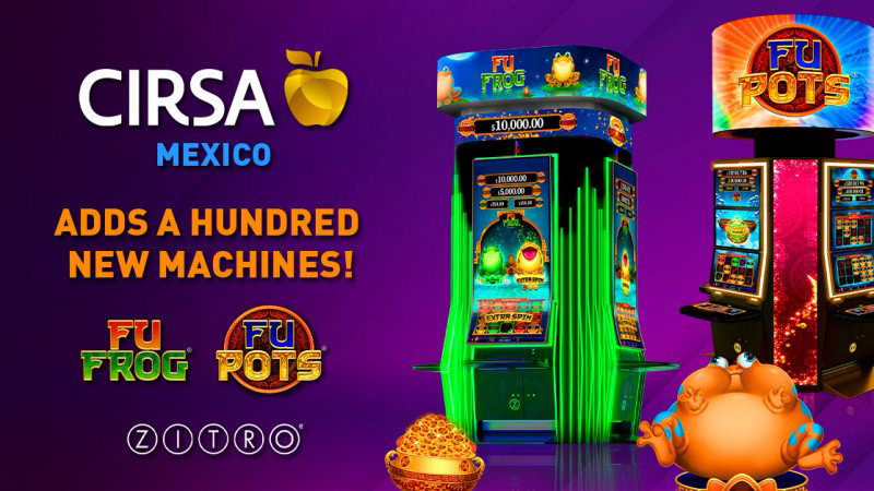 Cirsa announces the addition of Ziro’s latest games Fu Frog and Fu Pots to its Mexican venues